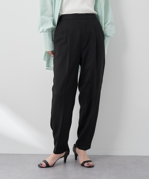 earth music&ecology（アースミュージックアンドエコロジー）の「テーパードパンツ（その他パンツ・レディース・サックスブルー/ブラック/ミント/ベージュ・S/L/M）」の2枚目の写真