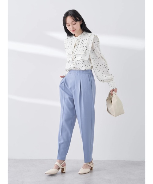 earth music&ecology（アースミュージックアンドエコロジー）の「テーパードパンツ（その他パンツ・レディース・サックスブルー/ブラック/ミント/ベージュ・S/L/M）」の6枚目の写真