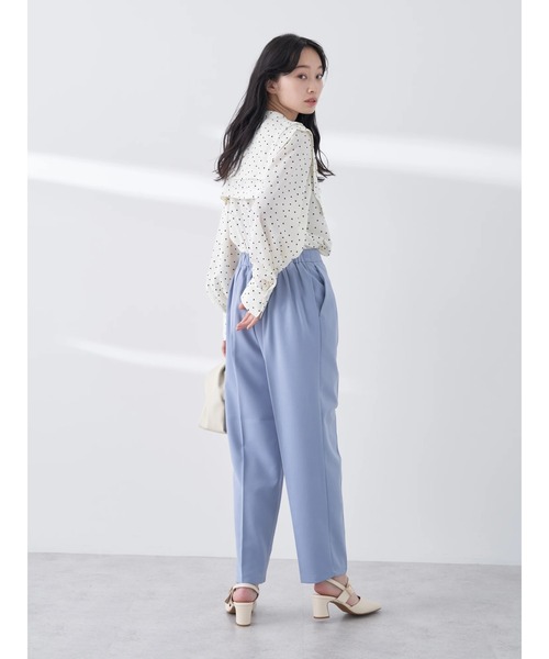 earth music&ecology（アースミュージックアンドエコロジー）の「テーパードパンツ（その他パンツ・レディース・サックスブルー/ブラック/ミント/ベージュ・S/L/M）」の8枚目の写真