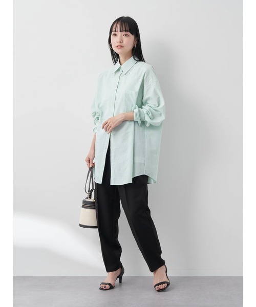 earth music&ecology（アースミュージックアンドエコロジー）の「テーパードパンツ（その他パンツ・レディース・サックスブルー/ブラック/ミント/ベージュ・S/L/M）」の13枚目の写真