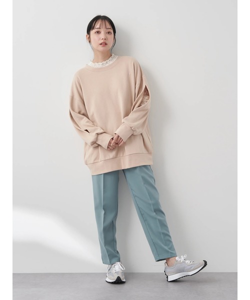 earth music&ecology（アースミュージックアンドエコロジー）の「テーパードパンツ（その他パンツ・レディース・サックスブルー/ブラック/ミント/ベージュ・S/L/M）」の22枚目の写真