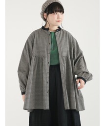 Samansa Mos2 | 【リンネル5月号掲載アイテム】【UVカット】ふんわり楽ちんギャザーチュニック(チュニック)