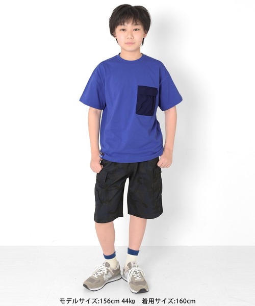 GLAZOS（グラソス）の「アソート・カーゴハーフパンツ（カーゴパンツ・キッズ・カーキ/インディゴブルー/マルチ・150cm/140cm/160cm/170cm）」の16枚目の写真