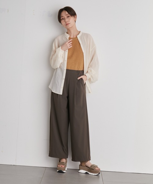 HELLY HANSEN(ヘリーハンセン)の「【emmi×HELLY HANSEN】W Water Rashguard Wide Pants(その他パンツ・レディース・ブラウン・MEDIUM/LARGE)」の15枚目の写真