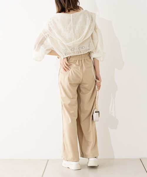 Chico（チコ）の「メッシュ裾ドロストパーカー（パーカー）」 - WEAR