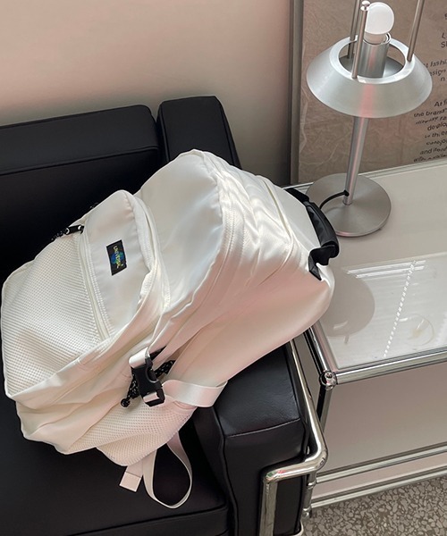 MASONPRINCE（メイソンプリンス）の「3カラー ビッグサイズナイロンバックパック SBB1808 【MASONPRINCE】（バックパック/リュック・メンズ・ホワイト/グレー/グレー系カモフラージュ・FREE）」の14枚目の写真