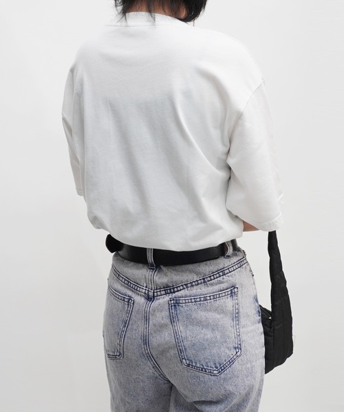 ARCHIVER(アーカイバ)の「【Bz】イーグルプリントユニセックスBIGTシャツ/プリントTシャツ(RZ)(Tシャツ/カットソー・メンズ・スミクロ/ブラック/オフホワイト・FREE)」の9枚目の写真