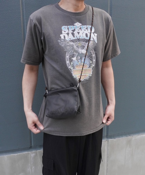 ARCHIVER(アーカイバ)の「【Bz】イーグルプリントユニセックスBIGTシャツ/プリントTシャツ(RZ)(Tシャツ/カットソー・メンズ・スミクロ/ブラック/オフホワイト・FREE)」の13枚目の写真