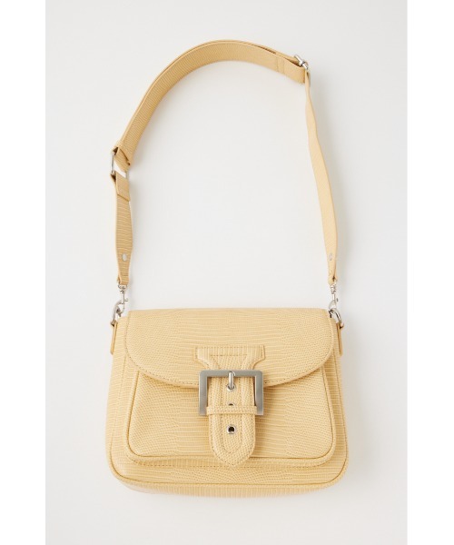MOUSSY（マウジー）の「EDGY SADDLE SHOULDER バッグ（ショルダーバッグ・レディース・シルバー/イエロー・FREE）」の11枚目の写真