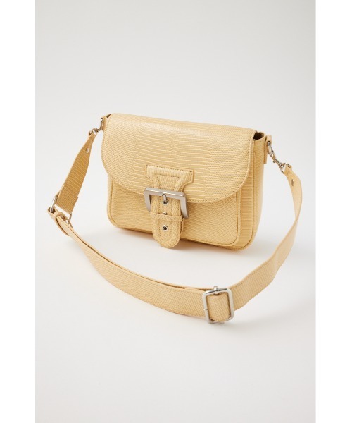 MOUSSY（マウジー）の「EDGY SADDLE SHOULDER バッグ（ショルダーバッグ・レディース・シルバー/イエロー・FREE）」の12枚目の写真