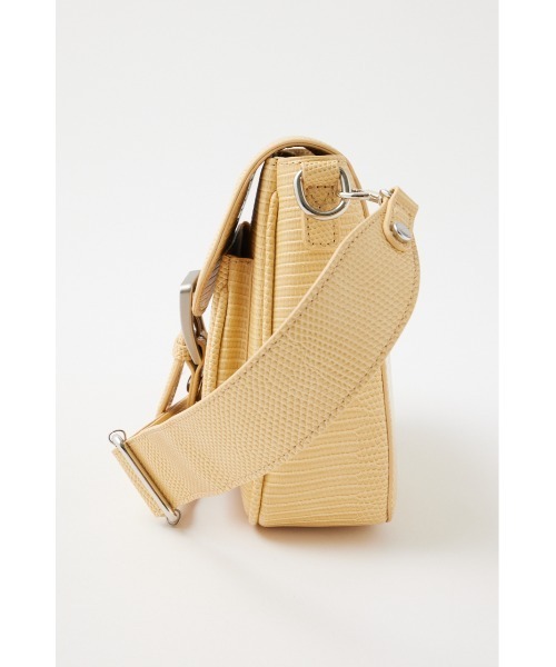 MOUSSY（マウジー）の「EDGY SADDLE SHOULDER バッグ（ショルダーバッグ・レディース・シルバー/イエロー・FREE）」の13枚目の写真