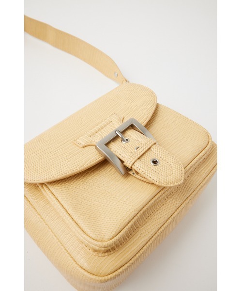 MOUSSY（マウジー）の「EDGY SADDLE SHOULDER バッグ（ショルダーバッグ・レディース・シルバー/イエロー・FREE）」の15枚目の写真