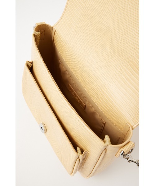 MOUSSY（マウジー）の「EDGY SADDLE SHOULDER バッグ（ショルダーバッグ・レディース・シルバー/イエロー・FREE）」の17枚目の写真