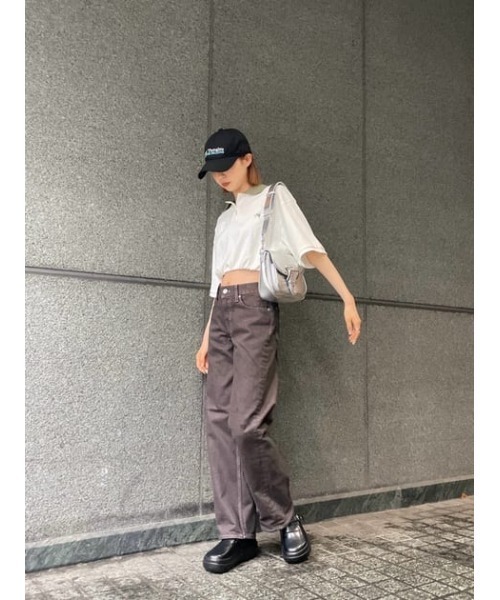 MOUSSY（マウジー）の「EDGY SADDLE SHOULDER バッグ（ショルダーバッグ・レディース・シルバー/イエロー・FREE）」の19枚目の写真