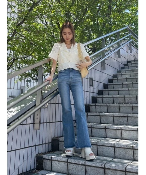 MOUSSY（マウジー）の「EDGY SADDLE SHOULDER バッグ（ショルダーバッグ・レディース・シルバー/イエロー・FREE）」の20枚目の写真