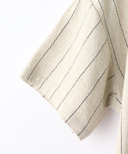 THE SHOP TK （ザ ショップ ティーケー ）の「◆【110-150】麻混ストライプバンドカラーシャツ（シャツ/ブラウス・キッズ・グレー系2/ベージュ系その他6・11/12/13/14/15 ）」の15枚目の写真
