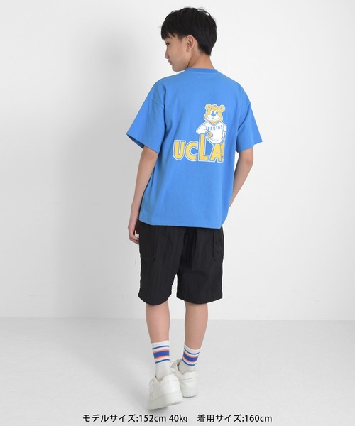 GLAZOS(グラソス)の「【UCLA】ブルーインズプリント半袖Tシャツ(Tシャツ/カットソー・キッズ・ブラック/ブルー/ホワイト・140cm/150cm/160cm/170cm)」の10枚目の写真
