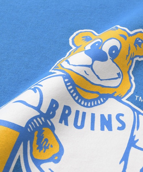 GLAZOS(グラソス)の「【UCLA】ブルーインズプリント半袖Tシャツ(Tシャツ/カットソー・キッズ・ブラック/ブルー/ホワイト・140cm/150cm/160cm/170cm)」の7枚目の写真
