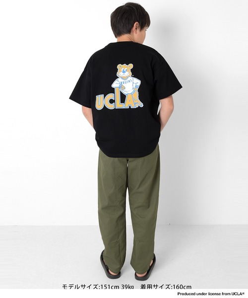 GLAZOS(グラソス)の「【UCLA】ブルーインズプリント半袖Tシャツ(Tシャツ/カットソー・キッズ・ブラック/ブルー/ホワイト・140cm/150cm/160cm/170cm)」の4枚目の写真