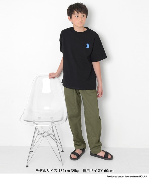 GLAZOS(グラソス)の「【UCLA】ブルーインズプリント半袖Tシャツ(Tシャツ/カットソー・キッズ・ブラック/ブルー/ホワイト・140cm/150cm/160cm/170cm)」の6枚目の写真