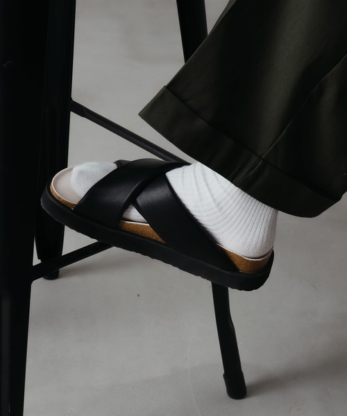 epnok（エプノック）の「クロスヘッドサンダル（サンダル・メンズ・ブラック・SMALL/MEDIUM/LARGE）」の6枚目の写真