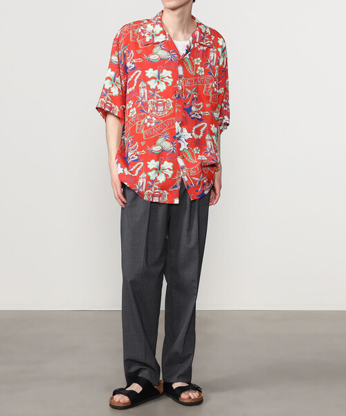 SUN SURF(サンサーフ)の「SUN SURF | 半袖ハワイアンシャツ “STATE OF HAWAII” MEN(シャツ/ブラウス・メンズ・レッド系その他・XXL/XL/L)」の8枚目の写真