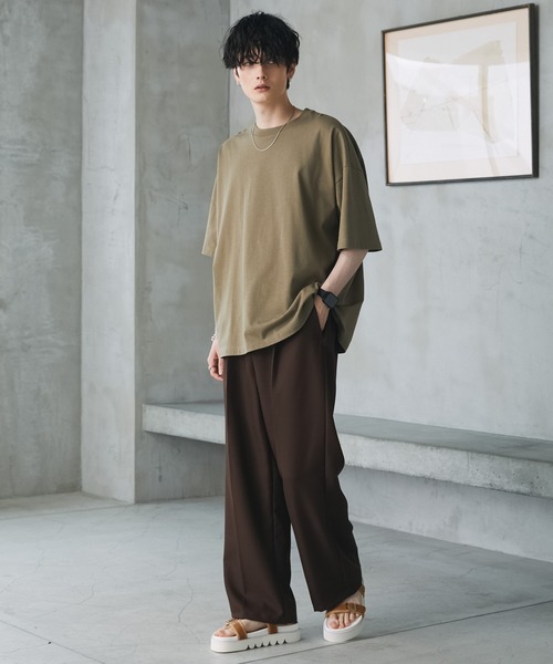 MONO-MART（モノマート）の「ハイキャタピラーソール ストラップサンダル（サンダル・メンズ・ホワイト/ブラック/キャメル/ブラック系・S/M/L）」の7枚目の写真