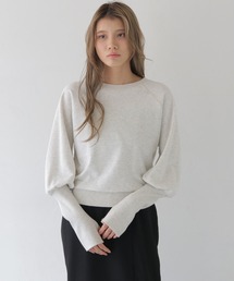 CLEIO | 【CLEIO】バックタグロングアームトレーナー(Tシャツ/カットソー)