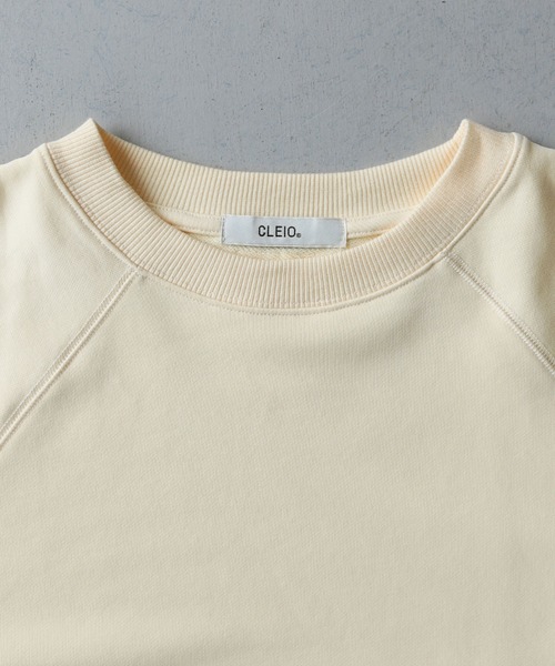 CLEIO(クレイオ)の「【CLEIO】バックタグロングアームトレーナー/クルーネックスウェット/BACK TAG LONG ARM TRAINER/980-10622(Tシャツ/カットソー・レディース・アイボリー/杢グレー/ライトオリーブ/グレー/チャコールグレー・FREE)」の6枚目の写真