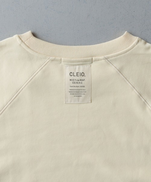 CLEIO(クレイオ)の「【CLEIO】バックタグロングアームトレーナー/クルーネックスウェット/BACK TAG LONG ARM TRAINER/980-10622(Tシャツ/カットソー・レディース・アイボリー/杢グレー/ライトオリーブ/グレー/チャコールグレー・FREE)」の7枚目の写真