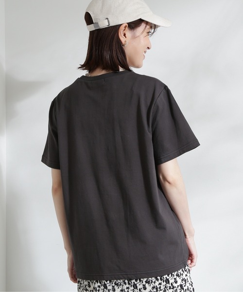 N.（N. Natural Beauty Basic）（エヌエヌナチュラルビューティーベーシック）の「◆ナンバリングロゴＴシャツ（Tシャツ/カットソー・レディース・チャコール/エンジ/ネイビー・MEDIUM）」の13枚目の写真