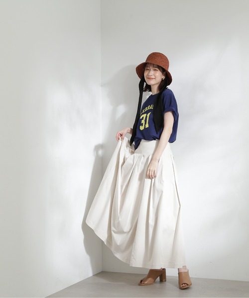 N.（N. Natural Beauty Basic）（エヌエヌナチュラルビューティーベーシック）の「◆ナンバリングロゴＴシャツ（Tシャツ/カットソー・レディース・チャコール/エンジ/ネイビー・MEDIUM）」の17枚目の写真