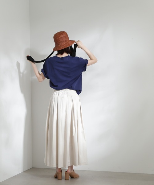 N.（N. Natural Beauty Basic）（エヌエヌナチュラルビューティーベーシック）の「◆ナンバリングロゴＴシャツ（Tシャツ/カットソー・レディース・チャコール/エンジ/ネイビー・MEDIUM）」の21枚目の写真