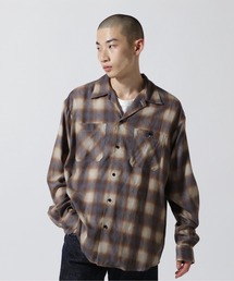 MINEDENIM（マインデニム）の「MINEDENIM（マインデニム）Drape Denim Ombre Check Loose Work SH（シャツ/ブラウス）」