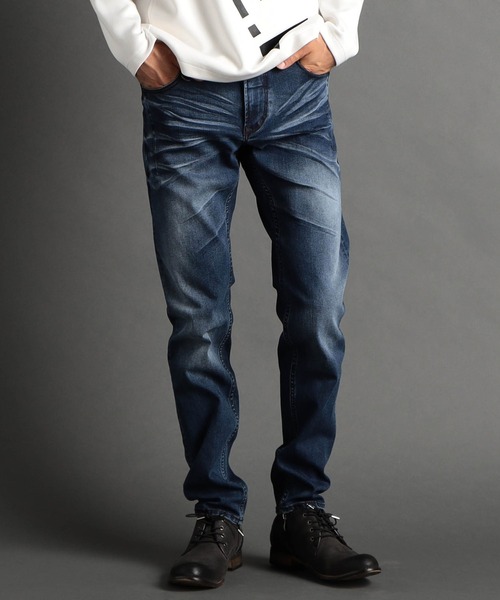 HIDEAWAYS NICOLE（ハイダウェイニコル）の「ハイパワーストレッチデニムパンツ（デニムパンツ・メンズ・グレー/インディゴブルー/ブルー/ブラック系その他・LARGE/X-LARGE/MEDIUM/SMALL）」の3枚目の写真