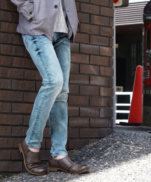 HIDEAWAYS NICOLE（ハイダウェイニコル）の「ハイパワーストレッチデニムパンツ（デニムパンツ・メンズ・グレー/インディゴブルー/ブルー/ブラック系その他・LARGE/X-LARGE/MEDIUM/SMALL）」の4枚目の写真