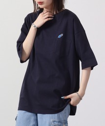 nappalm 刺繍ビッグサイズ半袖Tシャツ