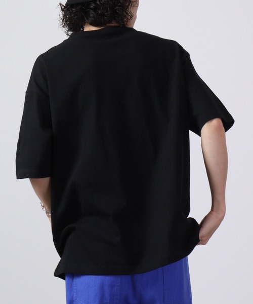 FUNALIVE(ファンアライブ)の「nappalm 刺繍ビッグサイズ半袖Tシャツ(Tシャツ/カットソー・メンズ・ブラック/ネイビー/ホワイト・F)」の19枚目の写真