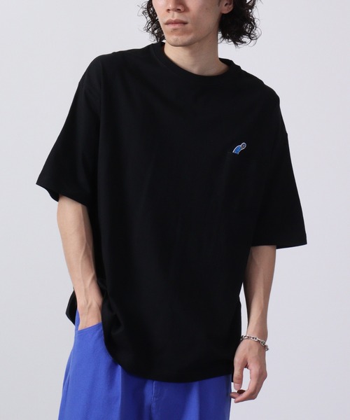 FUNALIVE(ファンアライブ)の「nappalm 刺繍ビッグサイズ半袖Tシャツ(Tシャツ/カットソー・メンズ・ブラック/ネイビー/ホワイト・F)」の12枚目の写真