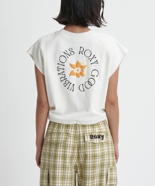 ROXY（ロキシー）の「ROXY/ロキシー タンクトップ TANK RSL232609T（タンクトップ・レディース・オレンジ/ホワイト/ブラック・L/M）」の2枚目の写真