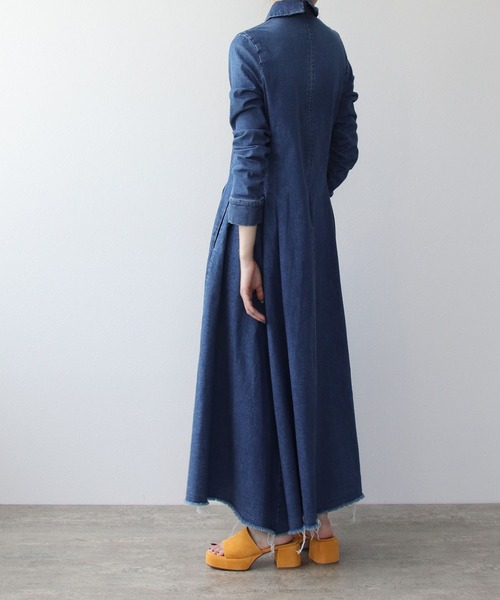 Hart(ハート)の「<Hart>denim dress(ワンピース・レディース・ブルー・38)」の4枚目の写真