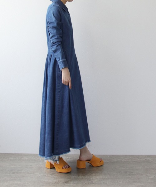 Hart(ハート)の「<Hart>denim dress(ワンピース・レディース・ブルー・38)」の5枚目の写真