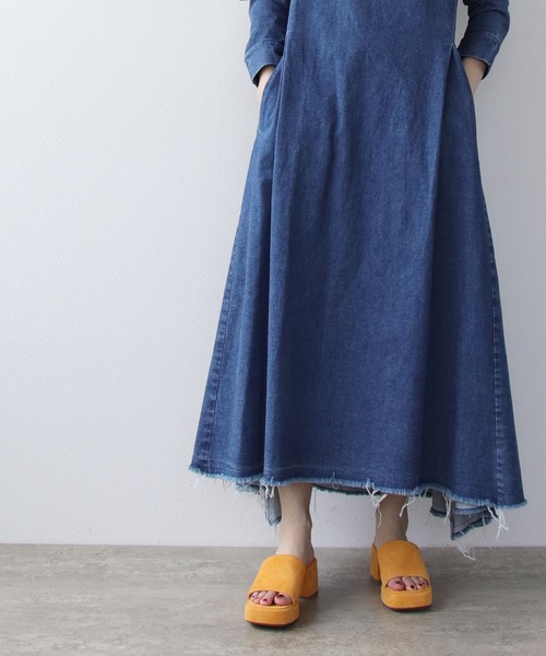 Hart(ハート)の「<Hart>denim dress(ワンピース・レディース・ブルー・38)」の7枚目の写真