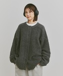 flaner(フラネ)のLoose boucle knit cardigan / ルーズブークレニットカーディガン