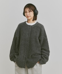 flaner | Loose boucle knit cardigan / ルーズブークレニットカーディガン(カーディガン/ボレロ)