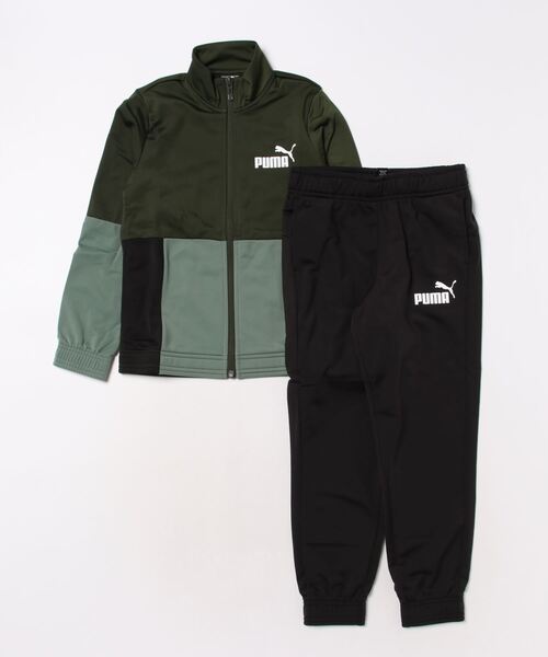 PUMA(プーマ)の「PUMA プーマ キッズ ボーイズ カラーブロック ポリエステル スーツ 上下セット 128-164cm(ジャージ・キッズ・カーキ/ブルー/ブラック/ネイビー・128/140/152)」の5枚目の写真