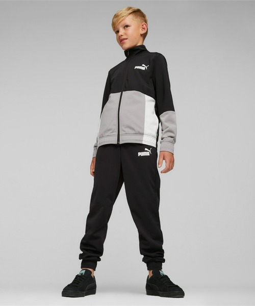 PUMA(プーマ)の「PUMA プーマ キッズ ボーイズ カラーブロック ポリエステル スーツ 上下セット 128-164cm(ジャージ・キッズ・カーキ/ブルー/ブラック/ネイビー・128/140/152)」の21枚目の写真