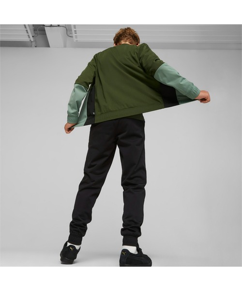 PUMA(プーマ)の「PUMA プーマ キッズ ボーイズ カラーブロック ポリエステル スーツ 上下セット 128-164cm(ジャージ・キッズ・カーキ/ブルー/ブラック/ネイビー・128/140/152)」の18枚目の写真