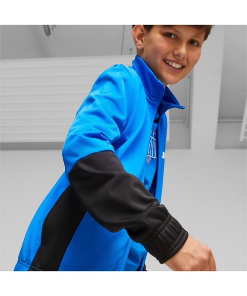 PUMA(プーマ)の「PUMA プーマ キッズ ボーイズ カラーブロック ポリエステル スーツ 上下セット 128-164cm(ジャージ・キッズ・カーキ/ブルー/ブラック/ネイビー・128/140/152)」の20枚目の写真