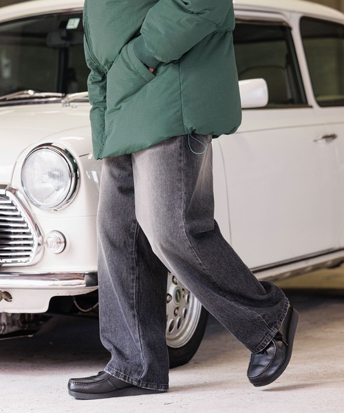 PBLIM（ページボーイリム）の「PBLIM/オーバーダイデニム（デニムパンツ・レディース・サックスブルー/ブラック・LARGE/MEDIUM）」の15枚目の写真